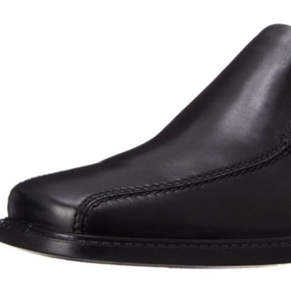 NIB Ecco Edinburgh Black Leather Slip On Buckle Loafers Mens Size EU 43 US 9-9.5 Ecco mens black leather Edinburgh buckle | Mercari main image 2